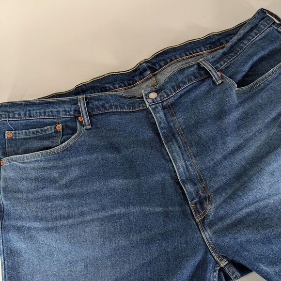 Levi's 559 Men's‎ 46x32 Big And Tall Straight Leg Denim Blue Jeans - Picture 1 of 8
